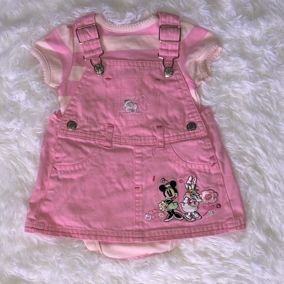 Disney Dresses Vintage Disney Baby Minnie Skirt Outfit 3mo Poshmark